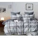 Простыня Home mercury Густав компаньон 220x240 см поплин на резинке цвет серый