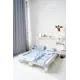 Простыня Sn Textile ПР-Р-OXY на резинке вискоза 200x90см синяя