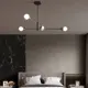 Люстра потолочная IMPERIUMLOFT 151691-26 SALME 4 лампы 12 м² цвет черный