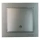 Выключатель проходной встраиваемый Mono electric Despina 102-242425-109 1 клавиша цвет антрацит