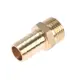Штуцер TIM 1/2"x16 мм НР латунь