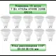 Набор ламп General lighting systems 660310_10 GLDEN-MR16-7-230-GU10-4500 GU10 220 В 7 Вт спот матовая 470 Лм нейтральный белый свет 10 шт