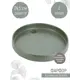 Набор блюд для сервировки 2 шт Nouvelle Scandi 24.50x3x24.50 см фарфор цвет зеленый