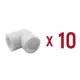 Угол 90° Aqualink 20x20 мм ВП полипропилен 10 шт k16151