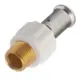 Муфта Henco 1/2"x16 мм НР-ВПр поливинилиденфторид (пвдф) 17PKW-1604