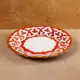 Блюдо сервировочное Шафран Пахта 18x2x18 см фарфор цвет красный