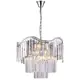Люстра потолочная хрустальная Natali KovaltsEva Angel 81429-6C Chrome 7 ламп 22 м² цвет серый
