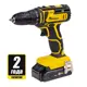 Дрель-шуруповерт аккумуляторная Kolner KCD 16L кн16л, 16 В Li-Ion 1x2 Ач