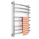 Полотенцесушитель водяной лестница Zigzag R Ultra 50x80 см 1/2" нержавеющая сталь цвет серебро