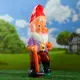 Садовая фигура Хорошие сувениры Гном с посохом 13x17x50см