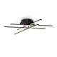 Люстра потолочная светодиодная Freya Fr6036cl-l40b 12 м² нейтральный белый свет цвет черный
