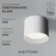 Светильник точечный накладной Maytoni C096cl-gx53-w под отверстие 20 мм 8 м² цвет белый