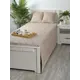 Покрывало Обуховская мануфактура для уюта в доме PSm-face/beige-180 180x220 см хлопок цвет бежевый