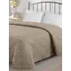 Покрывало Romance вышивка 128446, 150x200 см, велюр, цвет капучино