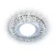 Светильник точечный встраиваемый Ambrella Light S260 Crystal под отверстие 70 мм 2 м² цвет хром