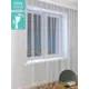 Тюль на шторной ленте Inva Адель 600x250 см цвет белый, золотистый