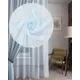 Тюль на шторной ленте Дождик 500x270 см цвет голубой