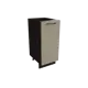 Напольный шкаф с 1 дверцей Сурская мебель Мемфис 35x81.6x47.8 см МДФ цвет кальяри/атласный серый