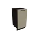 Напольный шкаф с 1 дверцей Сурская мебель Мемфис 40x81.6x47.8 см МДФ цвет кальяри/атласный серый