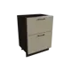 Напольный шкаф с 2 ящиками Сурская мебель Мемфис 60x81.6x47.8 см МДФ цвет кальяри/атласный серый