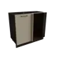 Напольный шкаф с 1 дверцей Сурская мебель Мемфис 99x81.6x57.4 см МДФ цвет кальяри/атласный серый