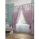 Комплект штор на шторной ленте блэкаут Helga Агно 150x260 см цвет серый