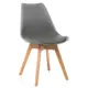 Стул Woodville Bonuss 50x82x57 см пластик цвет серый