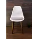 Комплект стульев 3 шт Zip-mebel Сашш 45x83x46 см велюр цвет белый/светло-серый/орех