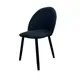 Стул Solarius TesBlack 50x82x45 см велюр цвет черный