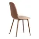 Кухонный стул Tetchair Breeze 44x86x53 см велюр цвет темно-коричневый