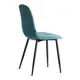 Кухонный стул Tetchair Breeze 44x86x53 см велюр цвет голубой