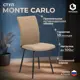 Кухонный стул Tetchair Monte carlo 42х95х57 см велюр цвет бежевый