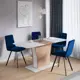 Стул Bohemia home SOFT 43x88x45 см металл цвет синий 2