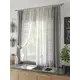 Тюль на ленте Helga Юинг 150x180 см вуаль цвет белый/серый HH930382