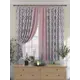 Комплект штор на ленте Helga Динерис 150x180 см габардин цвет белый/серый/розовый/фиолетовый HH925361