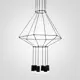 Настенный светильник IMPERIUMLOFT 84532-22 Vibia Wireflow цвет бронза