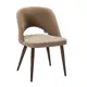 Кухонный стул R-home Diag 76.5x57.5x52.5 см велюр цвет бежевый
