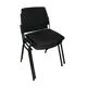 Комплект стульев 2 шт Nowy styl Isit black 45x81x55 см ткань цвет черный