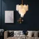 Люстра потолочная IMPERIUMLOFT 186788-22 Italian Globe Cedar Moss 7 ламп 14 м² цвет золото