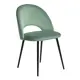 Стул Bradex Leo 49x48x65 см велюр цвет светло-бирюзовый