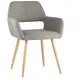 Стул кухонный Стул груп Кромвель 76x54x41 см ткань цвет серый/бежевый