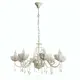 Люстра потолочная ARTE LAMP A4554LM-8WG A4554LM-8WG 8 ламп 12 м² цвет белый