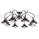 Люстра потолочная Arte Lamp 7 A4577PL-8CK, 8 ламп, цвет коричневый