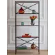 Стеллаж Greenween 80x175x30 см сталь цвет черный