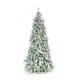 Ель новогодняя искусственная Crystal trees KP4621S Эмили заснеженная 210 см
