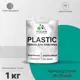 Краска для пластика пенопласта подоконников сайдинга Malare PlastiC Latex быстросохнущая полуглянцевая персидский зеленый 1 кг