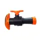 Кран шаровый Aquapulse 6-1011-2 DN40 1" ВР полипропилен