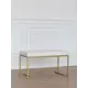 Банкетка Greenween 40x45x85 см цвет золотой GW-OMEGAMINI-Ivory-850G