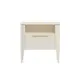 Тумба прикроватная Ellipse furniture 50x50x41 см 1 ящик МДФ с покрытием цвет молочный