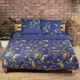 Простыня Home mercury Ирий 145x214 см бязь без резинки цвет синий